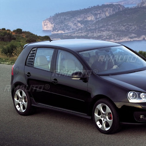 Glossy Black/Carbon Look Car Rear <b>Window</b> Shutter <b>Cover</b> Trim <b>Window</b> Louver Side Vent Trim for Volkswagen Golf 5 MK5 Car Styling - Product Image 6