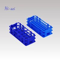 Étagère pour tubes de tests en plastique, porte-tubes détachable, en plastique, 24 à 90 trous, 1 pièce