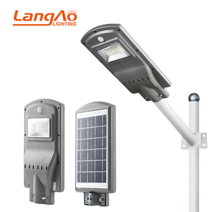 Ad alte prestazioni SMD IP65 impermeabile ABS 20 40 60 watt tutto in una luce solare del <span class=keywords><strong>led</strong></span> lampione - Product Image 1