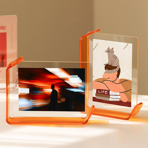 Oem/ODM phong cách tùy chỉnh đầy màu sắc miễn phí đứng <span class=keywords><strong>Acrylic</strong></span> khung ảnh nổi treo tường <span class=keywords><strong>Acrylic</strong></span> khung hình - Product Image 4