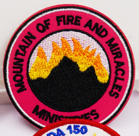 Tùy chỉnh Polyester các bản vá lỗi đầy đủ thêu gà may móc và nhìn Velcro ủng hộ - Product Image 2