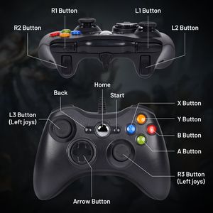 Cung Cấp Trực Tiếp Xbox360 Trò Chơi Có Dây Điều Khiển Với Rung Động Cho Trò Chơi Hơi Nước Máy Tính Điều Khiển-Miễn Phí Cross-Biên Giới Sản Phẩm - Product Image 1