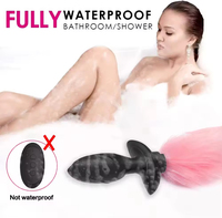 Jouet sexuel anal unisexe, accessoire de cosplay, plug anal vibrant et oscillant en forme de queue de renard pour femme adulte