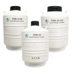 Thermos de cryogénie YDS-35 fabriqué en usine pour l'insémination artificielle Récipient d'azote liquide 35L