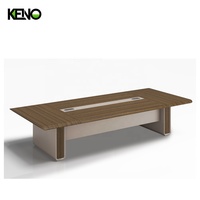 Table de réunion de luxe de 4,6 m pour 20/16 personnes, table modulaire ovale moderne en forme de U pour 12 personnes, table de salle de conférence de Foshan