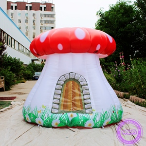 WAHA <span class=keywords><strong>Alice</strong></span> <span class=keywords><strong>au</strong></span> <span class=keywords><strong>Pays</strong></span> <span class=keywords><strong>des</strong></span> <span class=keywords><strong>Merveilles</strong></span> Champignons Gonflables Champignon Rouge Accessoires Gonflables Tente pour Enfants Camping - Product Image 2
