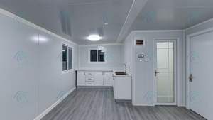 20ft Kleine Stacaravan Op Wiel 20 Voet Luxe Geprefabriceerde Containerhuis Uitbreidbaar Trailerhuis - Product Image 2