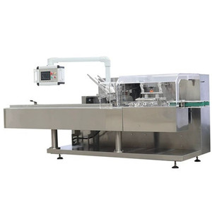 Machine à emballer horizontale électrique automatique de boîte de carton de bouteille pour l'étiquetage en plastique de cosmétiques et de nourriture - Product Image 1