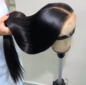 Wear and Go Glueless <strong>Wigs</strong> Raw Vietnamese Human Hair <strong>Wig</strong> Natural Straight Transparent <strong>Lace</strong> Closure <strong>Wigs</strong> Vendors for Black Women - Product Image 1