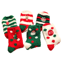 Chaussettes mi-épaisses OEM pour Noël, marque privée, design personnalisé, chaussettes de festival