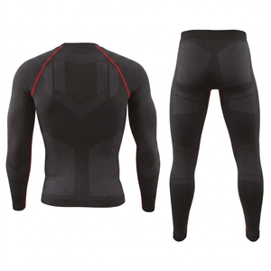 Ensemble d'entraînement sportif d'été pour hommes MERITORIOUS INTERNATIONAL, séchage rapide, extensible, motif géométrique, 65% tissu en carbone de bambou - Product Image 4