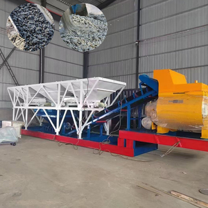 Industria DE LA CONSTRUCCIÓN Planta dosificadora de hormigón móvil Control PLC Mezclador de doble eje Motor Caja de cambios China Producción de mezcla de cemento - Product Image 6