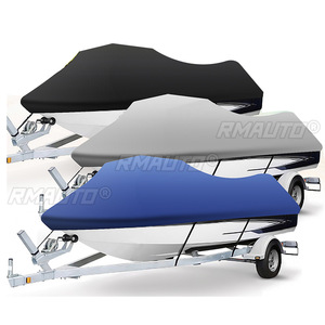 ผ้าคลุมเจ็ทสกีกันน้ำ 600D/420D/210T ผ้าคลุมเรือยนต์กันฝุ่น ป้องกันรังสียูวี 380x260 ซม. 360x250 ซม. 420x300 ซม. แบบสากล - Product Image 1