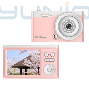 กล้องดิจิตอลวินเทจ Yuniq 2025 รุ่นยอดนิยม ขนาด 2.8 นิ้ว 50MP ซูมออปติคอล 16 เท่า บันทึกวีดีโอ 4K HD สำหรับวัยรุ่น รุ่น Q10 สำหรับถ่ายวีล็อกกิ้ง - Product Image 1
