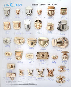 Venta al por mayor Presione Lock Push Lock Bag Parts Metal Hardware Accesorios Bolso Custom Hardware Lock Bolso Hebilla - Product Image 4