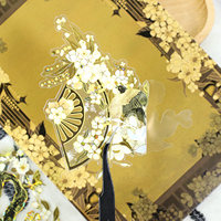 Autocollant personnalisé pour journal, autocollant transparent en PET avec feuille d'or pour scrapbooking, fabricant d'autocollants pour journal