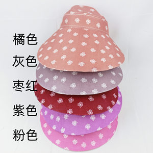 Women's Sun Protection Bucket <b>Hat</b> Wide Brim Breathable Summer Outdoor Beach Cycling Visor Orange Gray Maroon <b>Purple</b> Pink - Product Image 1