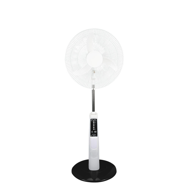 18-Inch Super Large Solar Electric Tower & Pedestal Fan Battery Powered for Outdoor & Household Use Durable Plastic Material