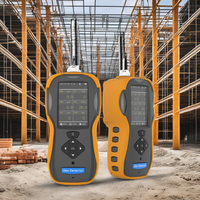 Brankas pompa Sensor Digital 6 dalam 1 portabel, detektor multi-gas presisi tinggi untuk analisis kebocoran dan analisis Gas metana CO