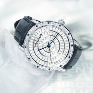 นาฬิกาข้อมือผู้ชาย Cadermay Fancy Stone 316L สแตนเลสสตีล ประดับโมอิสซาไนต์ ดีไซน์หรูหรา คลาสสิก อัตโนมัติ กระจกแซฟไฟร์สังเคราะห์ - Product Image 2