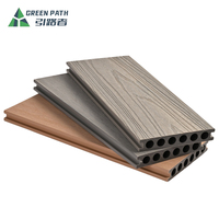 Revêtement de terrasse en composite WPC antidérapant de haute qualité, garantie 10 ans, planche WPC durable avec grain de bois