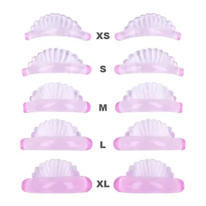 Nouveaux tampons en silicone super doux sans colle pour rehaussement de cils, tiges de permanente pour cils, coussinets en silicone réutilisables pour outils de rehaussement de cils - Product Image 3
