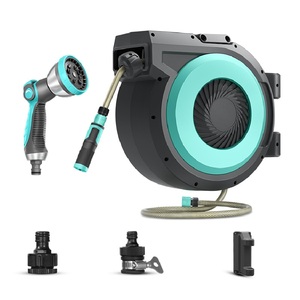 Suministros <span class=keywords><strong>de</strong></span> jardín profesional, nueva actualización, transmisión <span class=keywords><strong>de</strong></span> rodamiento, Riel <span class=keywords><strong>de</strong></span> guía, montaje en pared, carro <span class=keywords><strong>de</strong></span> carrete <span class=keywords><strong>de</strong></span> manguera <span class=keywords><strong>de</strong></span> jardín retráctil automático - Product Image 6