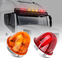 Lumière d'avertissement clignotante en cristal 6w, étoile verticale, lumière d'étoile de pastèque, projecteur LED pour camions, remorques, bateaux, bus
