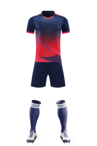 Seragam Wasit Sepak Bola Profesional Pria Lengan Pendek Kerah Tegak Set Jersey Celana Pendek Layanan OEM Kustomisasi 100% Poliester - Product Image 3