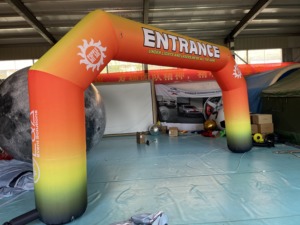 Arco Inflável de Linha de Partida e Chegada de Grau Comercial para Eventos, Infláveis Publicitários em PVC de Alta Resistência com Bomba de Ar e Bolsa de Transporte - Product Image 5