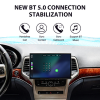 ZWNAV 11,6-Zoll-Bildschirm für Jeep Grand Cherokee 2009-2013 Android 13 Autoradio Carplay Navigation GPS Auto-Stereoanlage Multimedia-Player