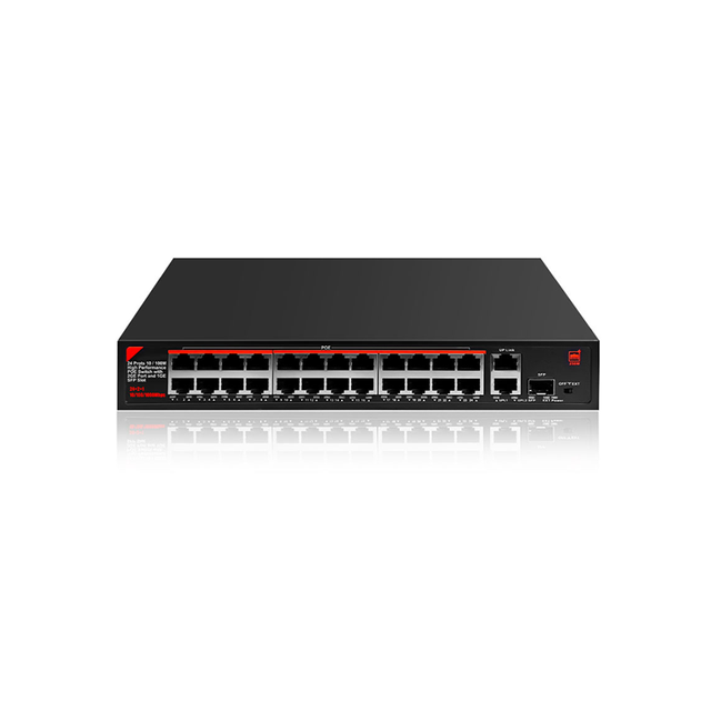4CH 8CH 16CH 24CH Power Ethernet Switch Full Gigabit Uplink POE Internet Bridge NVR CCTV System Network Camera with AI VLAN