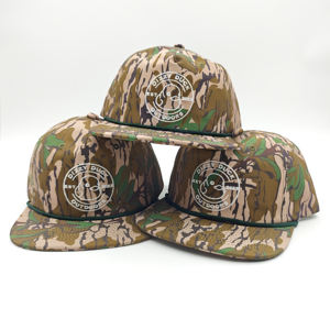 Gorra Snapback Richardson 256 Vintage Deportiva de 5 Paneles con Visera Plana de Nylon y Cuerda, Personalizable con Logotipo Bordado - Product Image 4