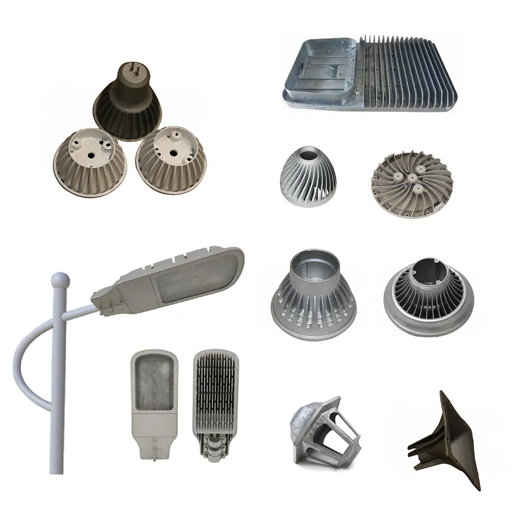 Support en aluminium pour moulage de métaux, pièces de rechange en Zinc et fonte
