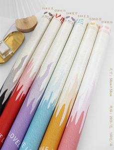 กระดาษห่อดอกไม้ลายปะการังกันน้ำ OPP วัสดุตกแต่งดอกไม้ร้านดอกไม้ - Product Image 4