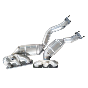 เครื่องฟอกไอเสียระบบไอเสียรถยนต์แบบสามทาง Euro4 Euro2การไหลสูง E39ตัวเร่งปฏิกิริยาสำหรับ X5 E46 BMW E53ตัวเร่งปฏิกิริยา409SS - Product Image 5