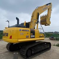 Kondisi Baik Tampilan Indah Komatsu PC200 20-ton Excavator Bekas Murah Dijual Harga Excavator Kompak