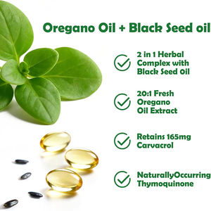 Cápsulas blandas 2 en 1 de aceite de semilla negra OEM/ODM de alta calidad que promueven la inmunidad y apoyan la salud digestiva. - Product Image 3