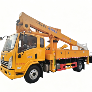 Plataforma elevadora telescópica montada en vehículo Dongfeng de 19 m, vehículo de trabajo aéreo con cesta telescópica aislada de 18 m. - Product Image 1