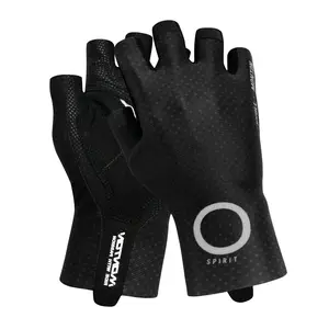 MONTON-guantes con almohadilla de gel para bicicleta de montaña, protectores de manos de dedo cortos para ciclismo de carretera