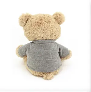 Customized Branded Plush Toy Teddy Bear Soft Toy With T-shirt Classic Stuffed Animal