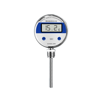 Thermomètre numérique d'extérieur avec sonde filaire, indicateur de température numérique avec capteur Thermoworks