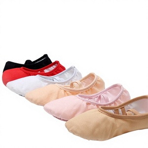 Zapatillas de Ballet para Niñas/Niños Pequeños/Niños/Adultas, Zapatillas de Yoga de Cuero/Zapatillas de Ballet para Bailar - Product Image 4