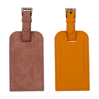 Étiquettes de sac en cuir PU de haute qualité, étiquettes de sac de voyage de luxe pour hommes et femmes, cadeau