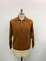 Pull-over classique en coton BCI 100% pour homme, à manches longues, tricoté, uni, avec fermeture éclair 1/4 ou demi-fermeture éclair, certifié BSCI/WRAP