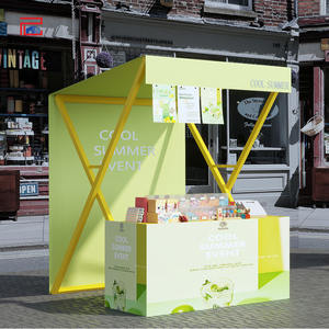 Étal de vente ambulante mobile pour zone panoramique extérieure, marché de matin, <span class=keywords><strong>grand</strong></span> événement, kiosque traditionnel - Product Image 3