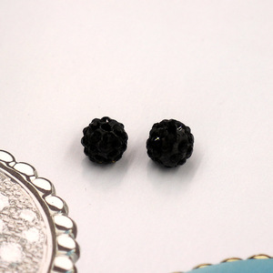 8MM Shambala मिट्टी ड्रिल गेंद पूर्ण ड्रिल DIY कंगन मनका छेद के माध्यम से ड्रिल गेंद रंगीन - Product Image 3