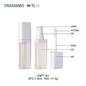 Tubos para Brillo Labial, Tubos para Lápiz Labial Líquido, Tubos Triangulares de 5 ml para Brillo Labial Vacíos con Pincel - Product Image 4