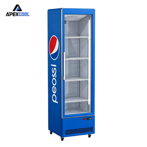 Réfrigérateur vertical à porte vitrée simple pour boissons, <span class=keywords><strong>prix</strong></span> d'usine APEX - Product Image 2