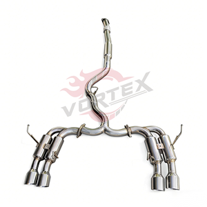 Escape de Alto Rendimiento Vortex de Acero Inoxidable 304 con Acabado Espejo, Soldado con TIG, para Subaru WRX STI 2.5T - Product Image 1